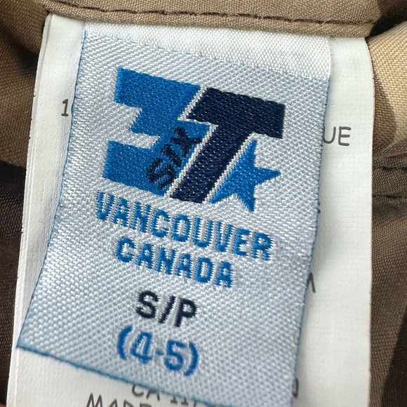 3SixT Boys Camo Fleece Lined Puffer Vest Size 4-5 - Picture 4 of 4